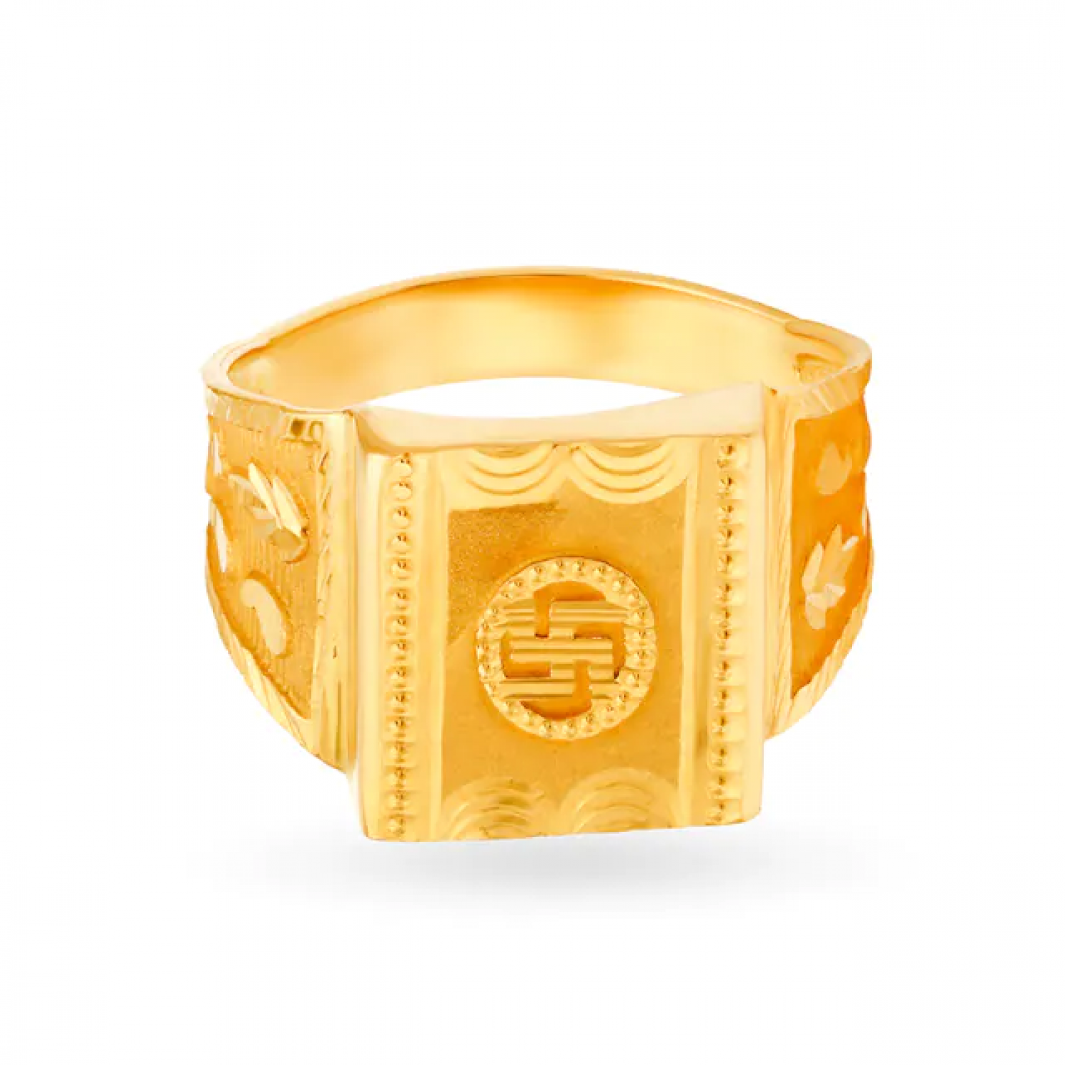 Divine Gold Swastik Ring Divine Gold Swastik Ring