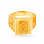 Divine Gold Swastik Ring