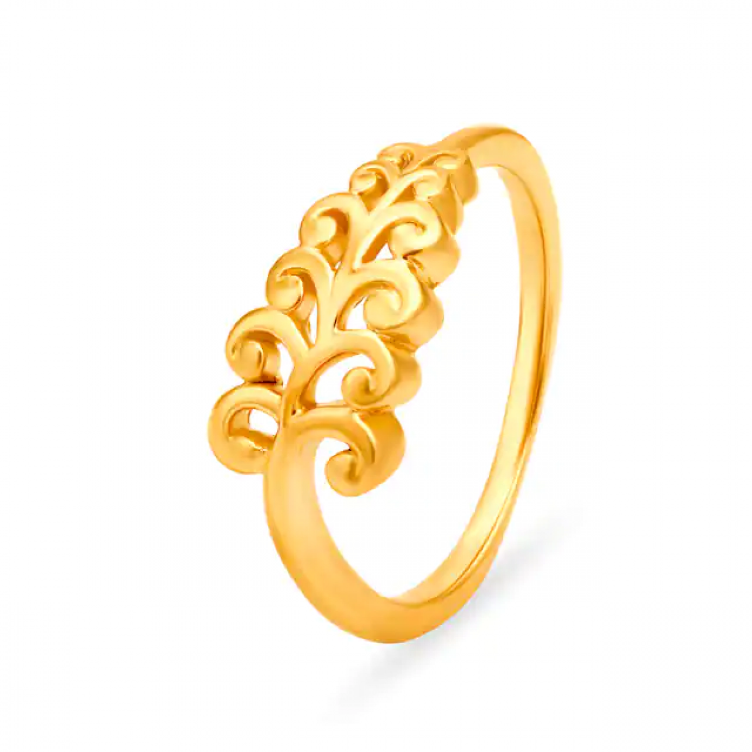 Sublime Carved Gold Ring