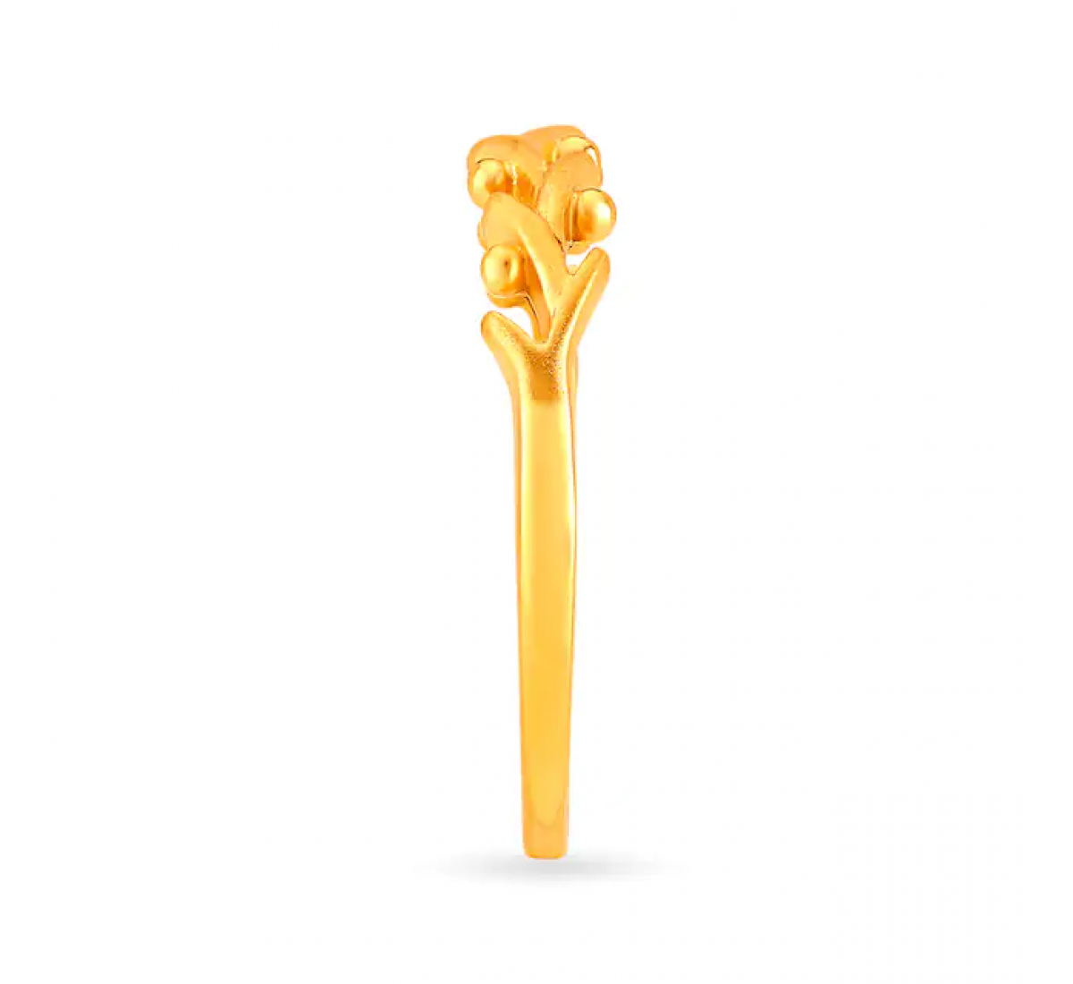 Henry Leaf Pattern Gold Ring