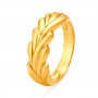 Classic Gold Leaf Elara Ring