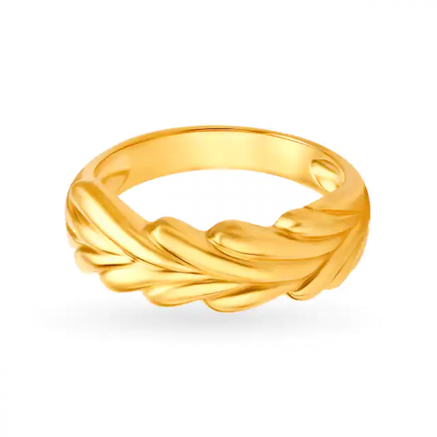 Classic Gold Leaf Elara Ring