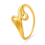 Sleek Dainty Beaded Gold Ring