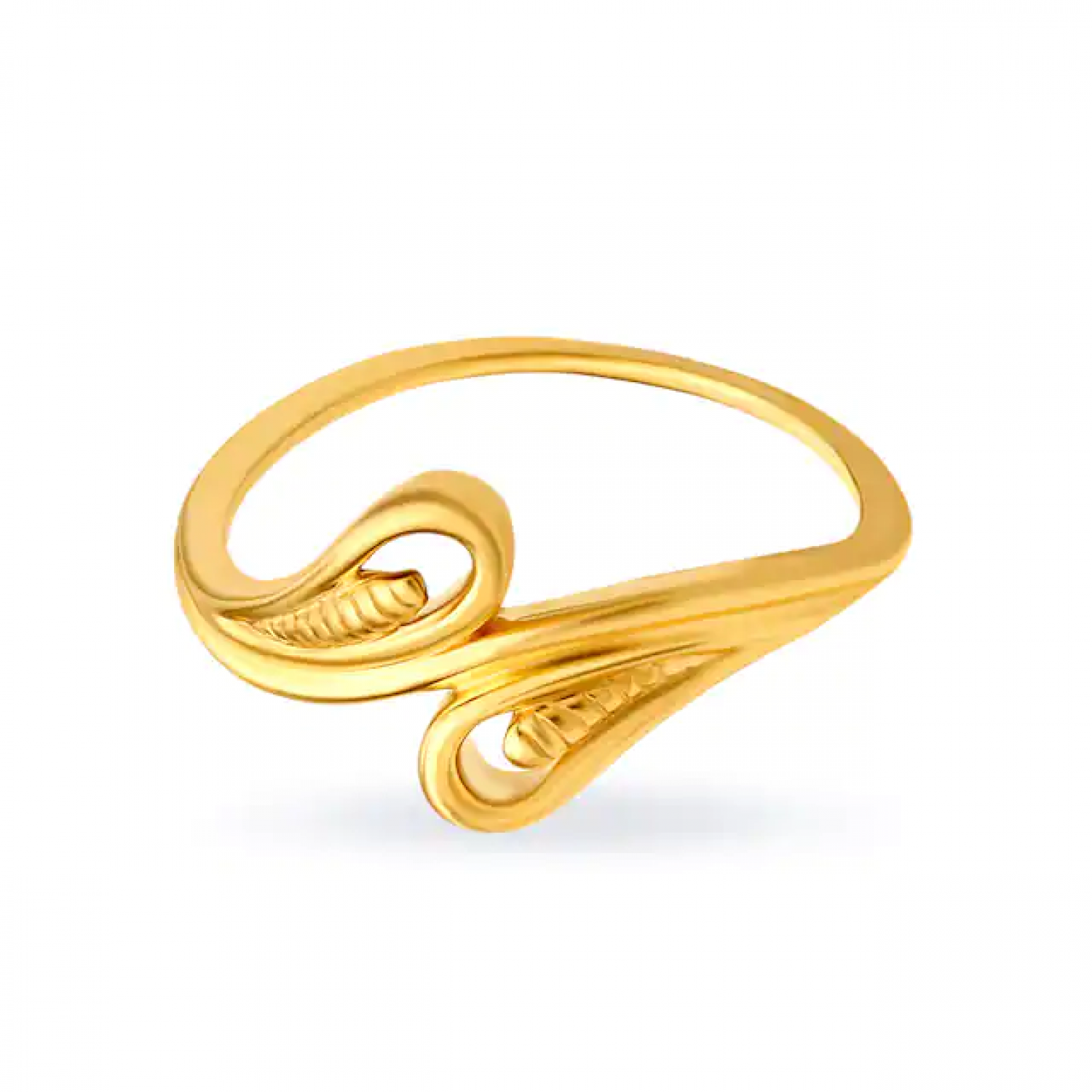 Sleek Dainty Beaded Gold Ring