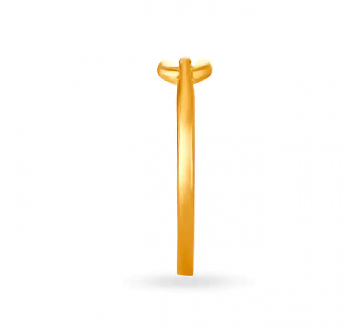 Slender Geometric Gold Ring