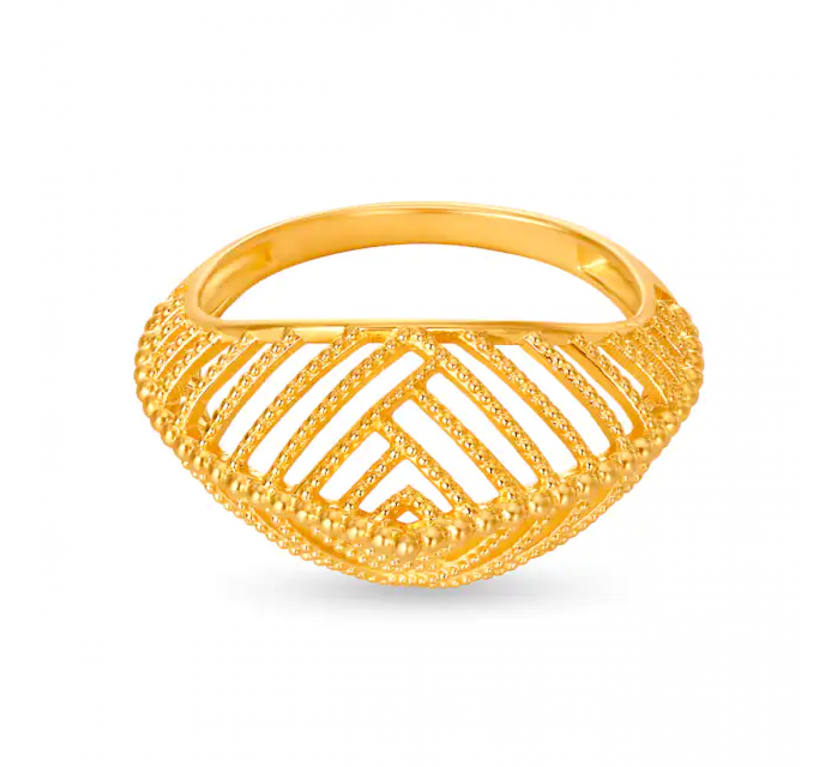 Zion Gold Statement Ring