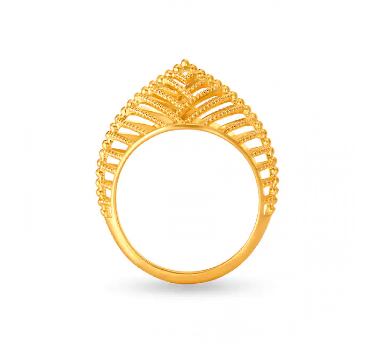 Zion Gold Statement Ring