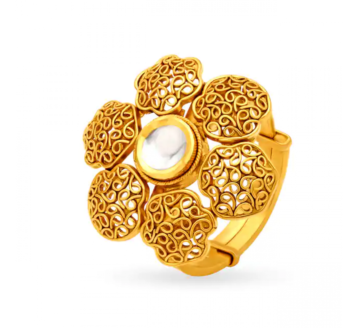 Exciting Gold And Stone Ring