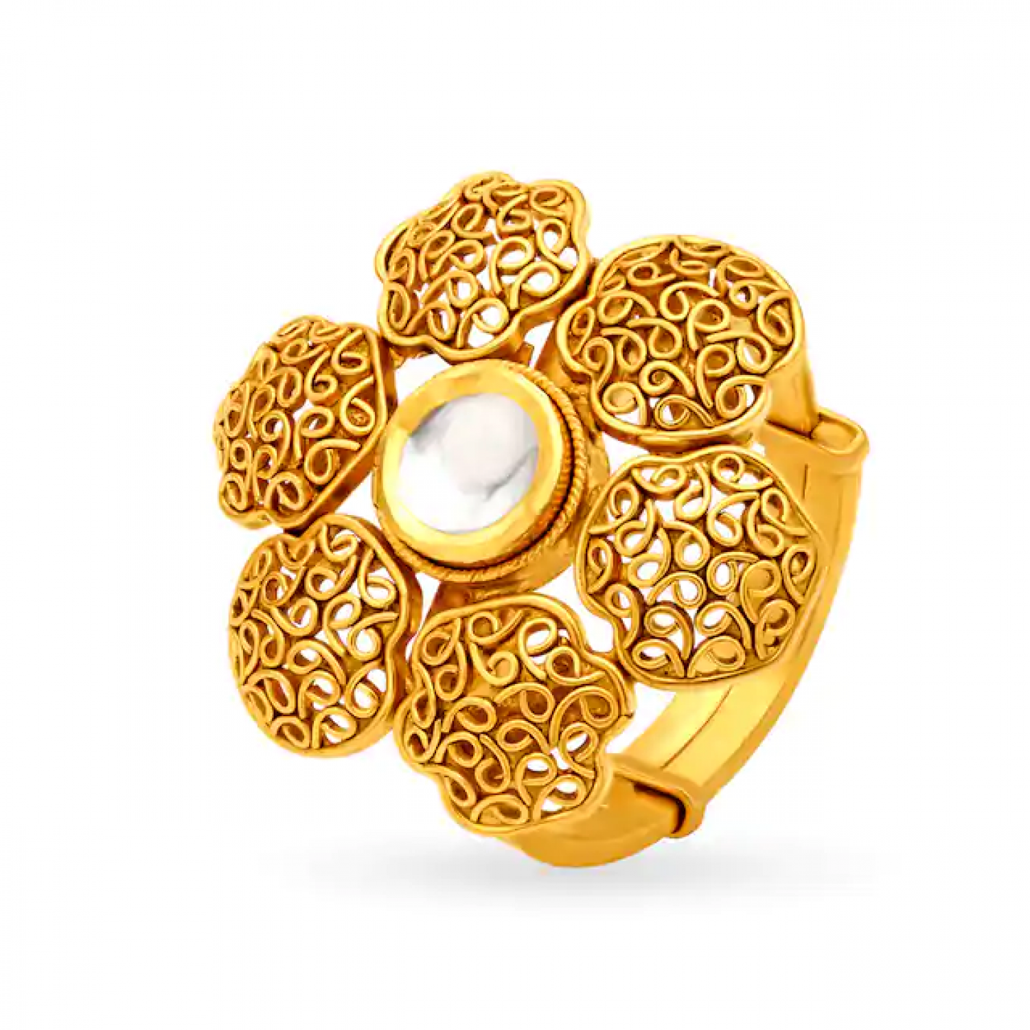 Exciting Gold And Stone Ring