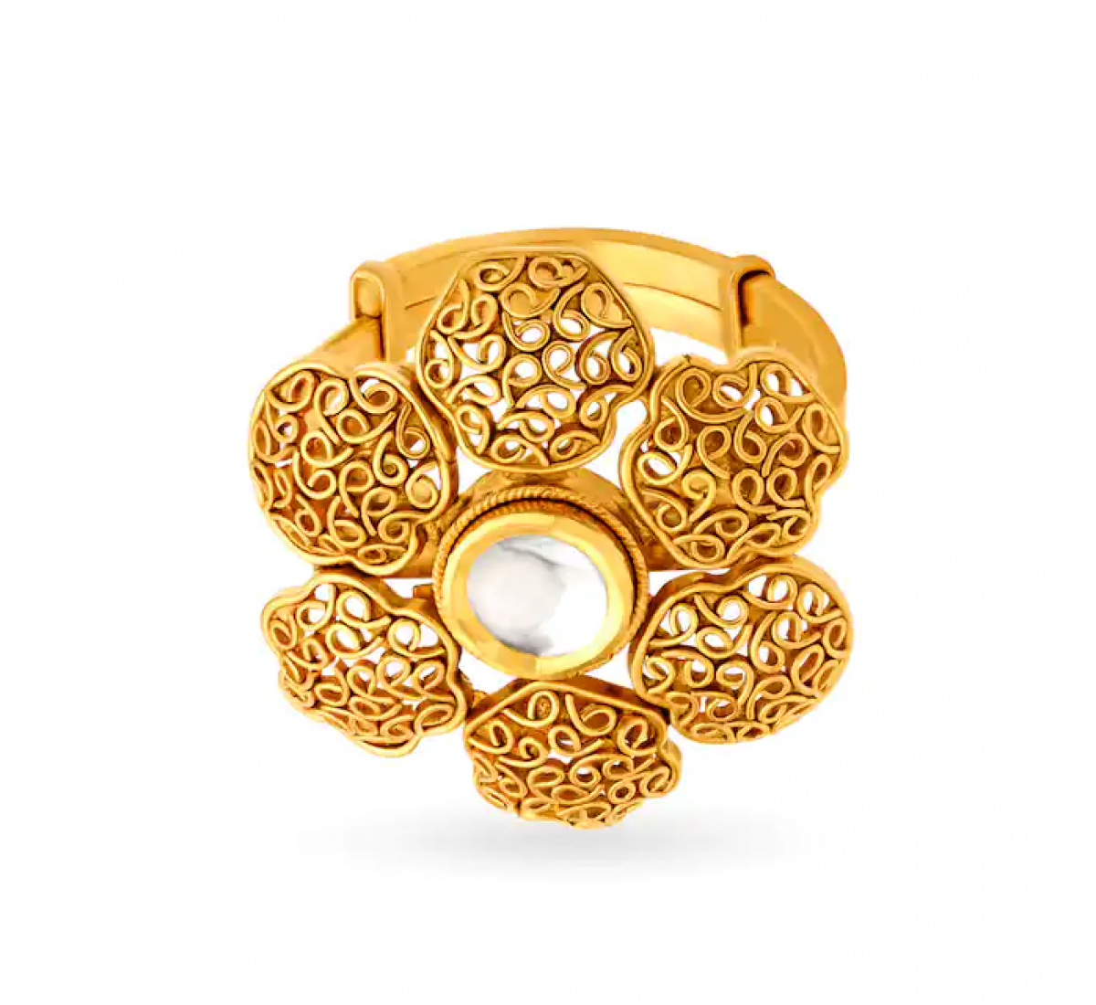 Exciting Gold And Stone Ring
