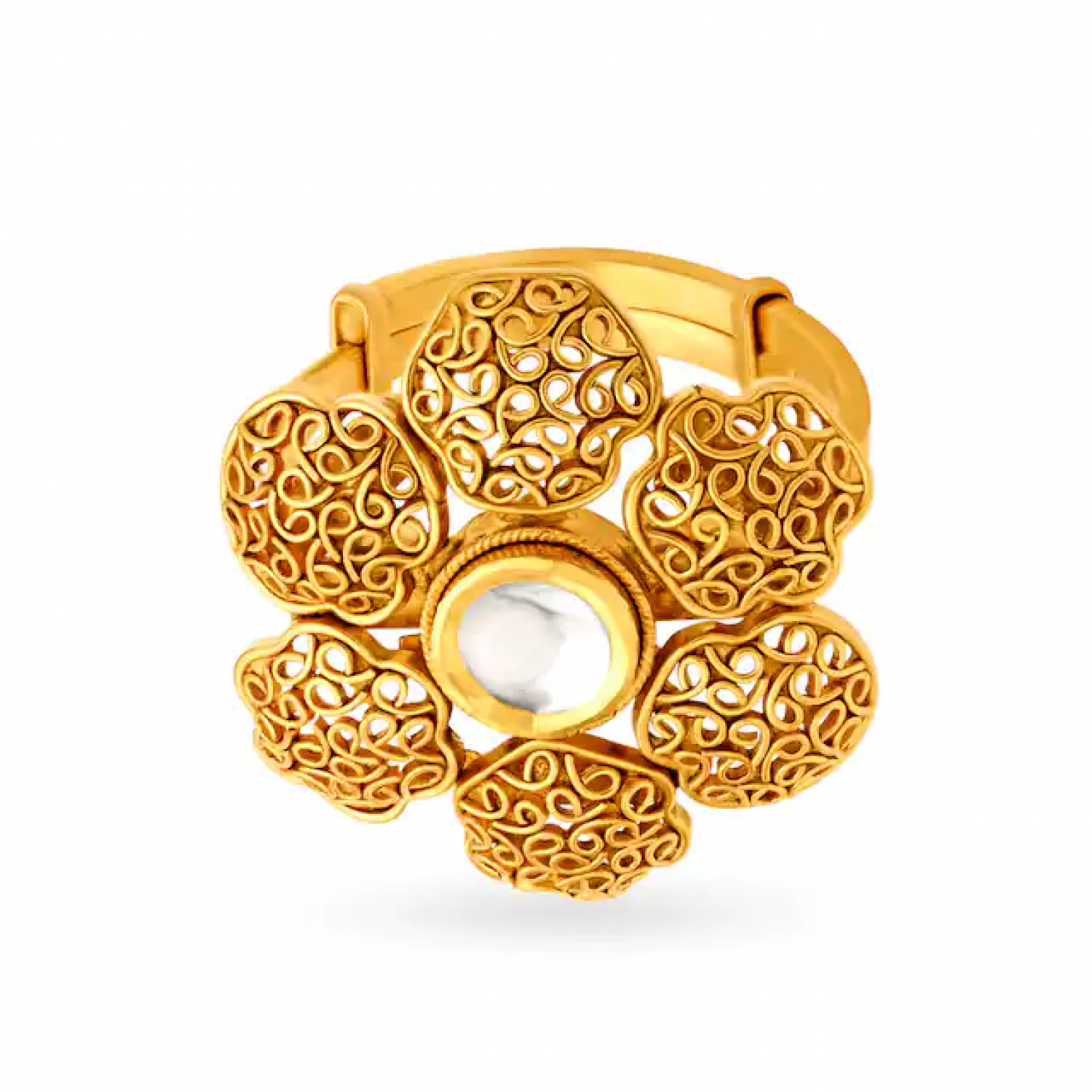 Exciting Gold And Stone Ring