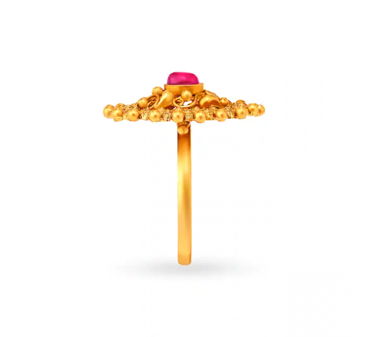 Vine Cocktail Gold Ring