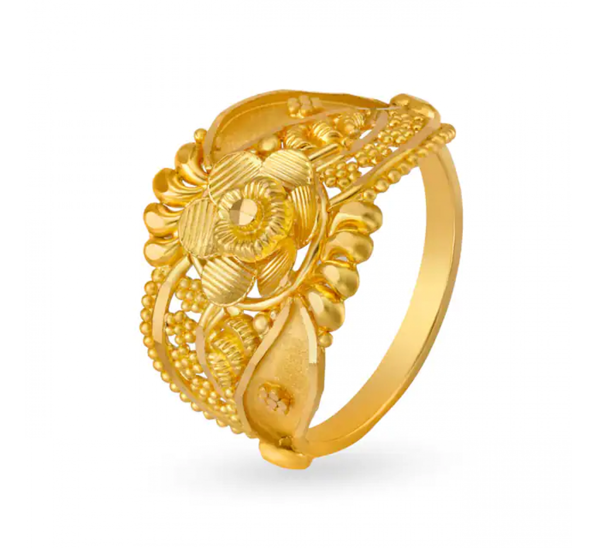 Essential Floral Gold Ring