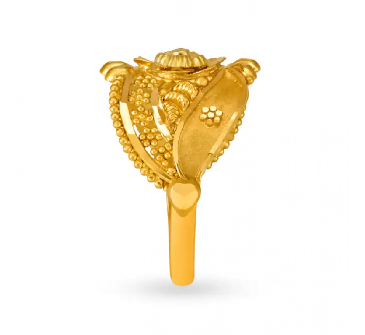 Essential Floral Gold Ring