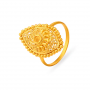 Surreal Ridged Gold Ring
