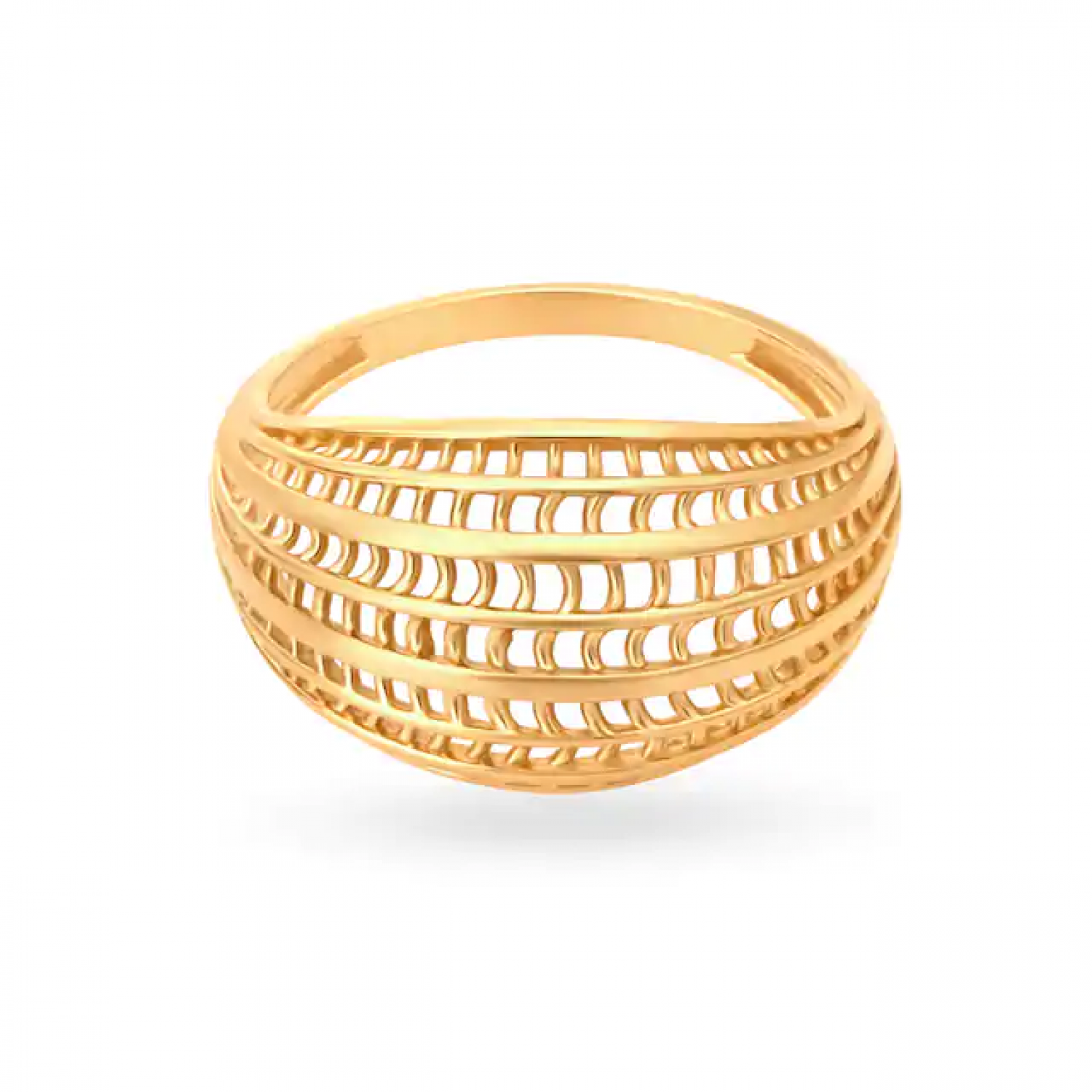 Stately Elegant Gold Ring