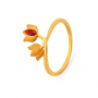 Violet Single Stone Gold Ring