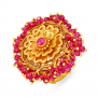 Majestic Floral Gold Ring