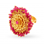 Majestic Floral Gold Ring