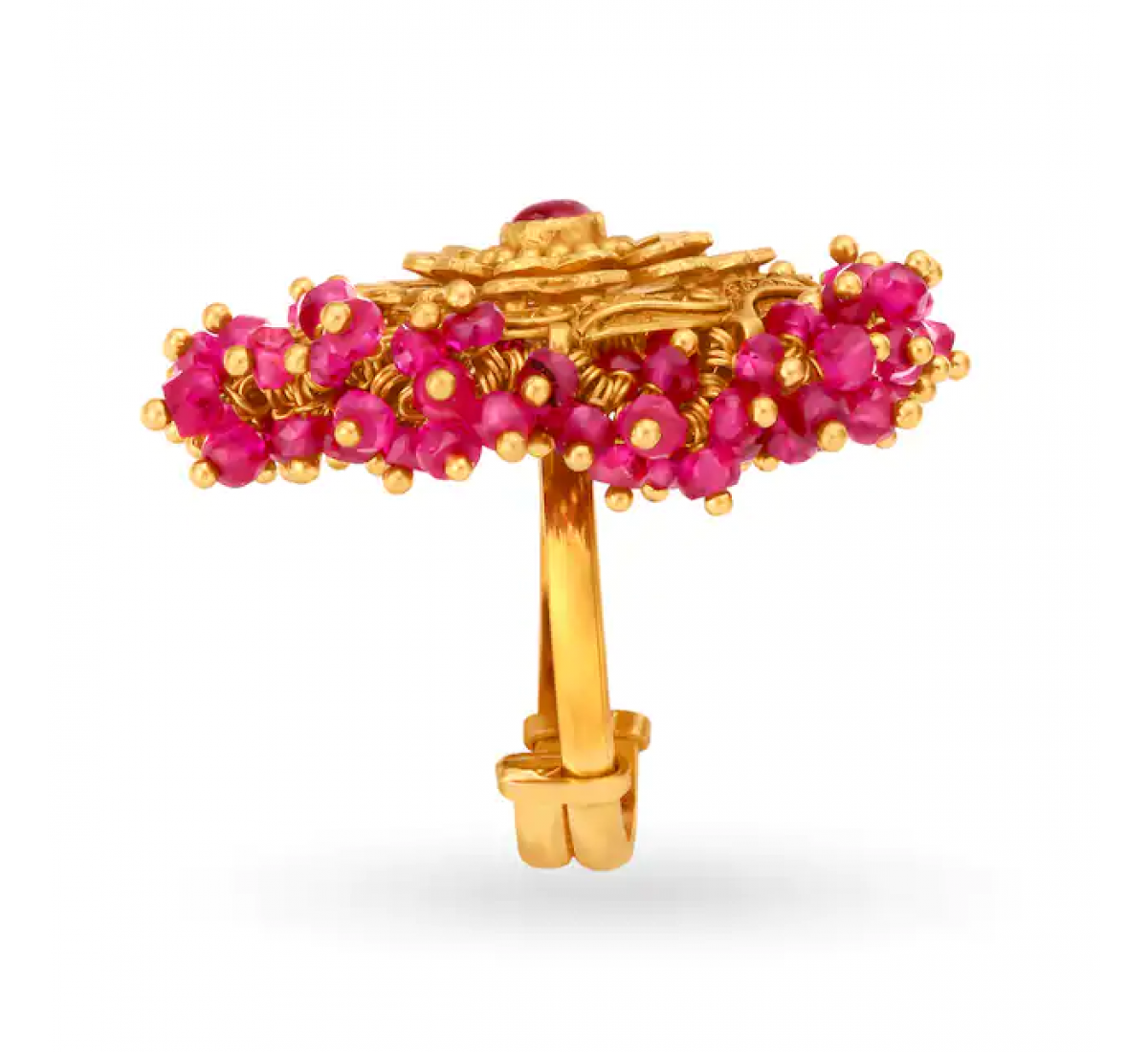 Majestic Floral Gold Ring