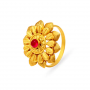 Lustrous Royal Gold Ring