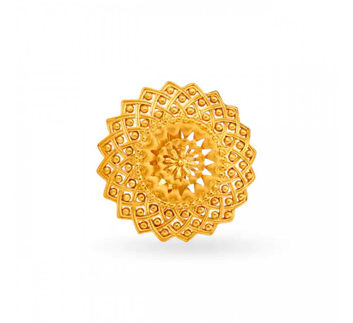 Majestic Floral MariGold Ring