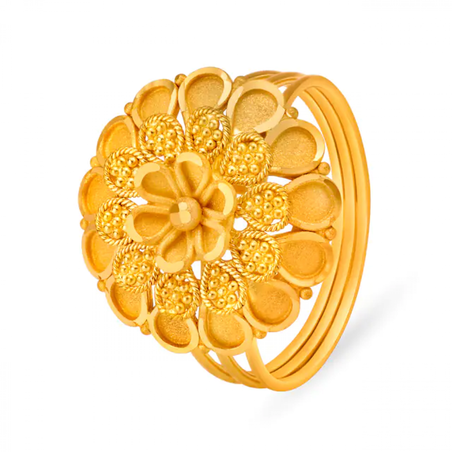 Heavenly Floral Gold Ring