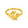Stellar Floral Gold Ring