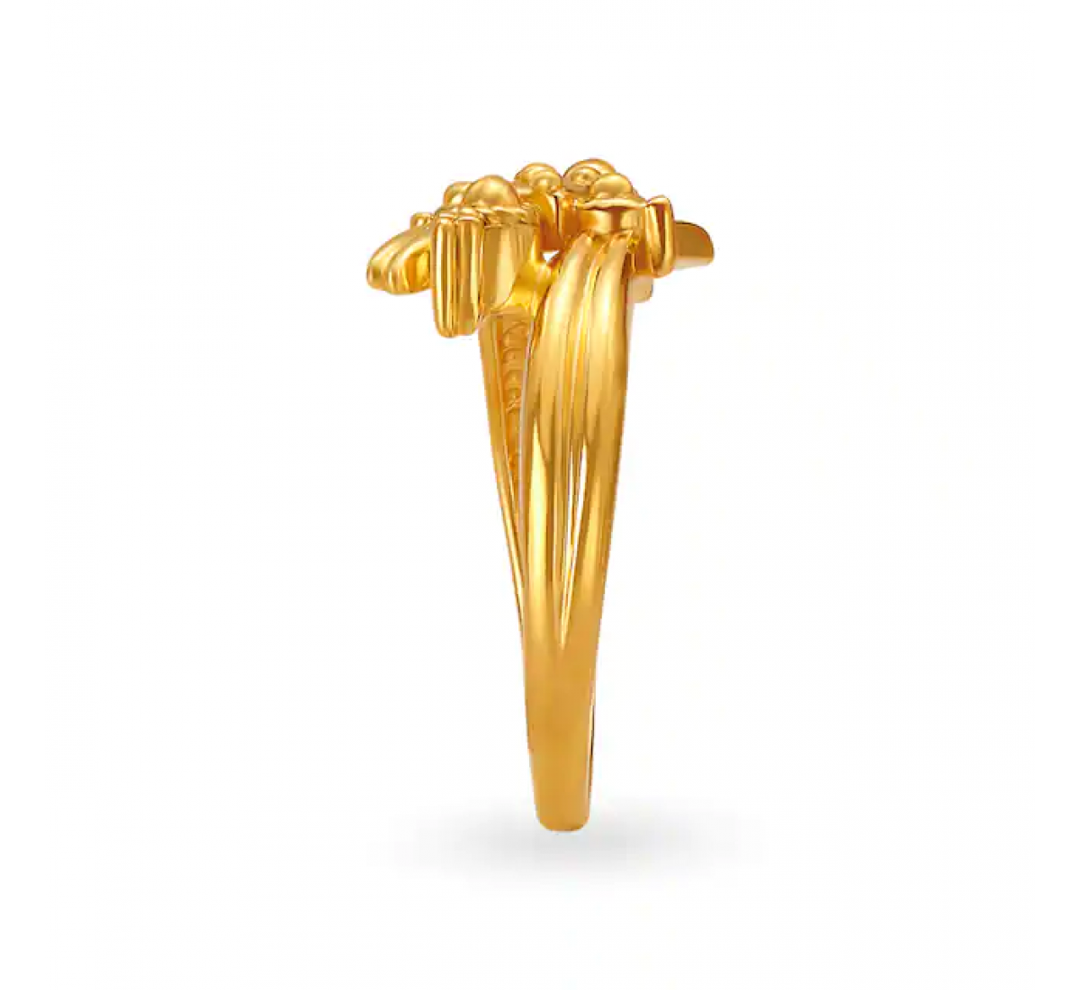 Elaborate Banded Gold Ring