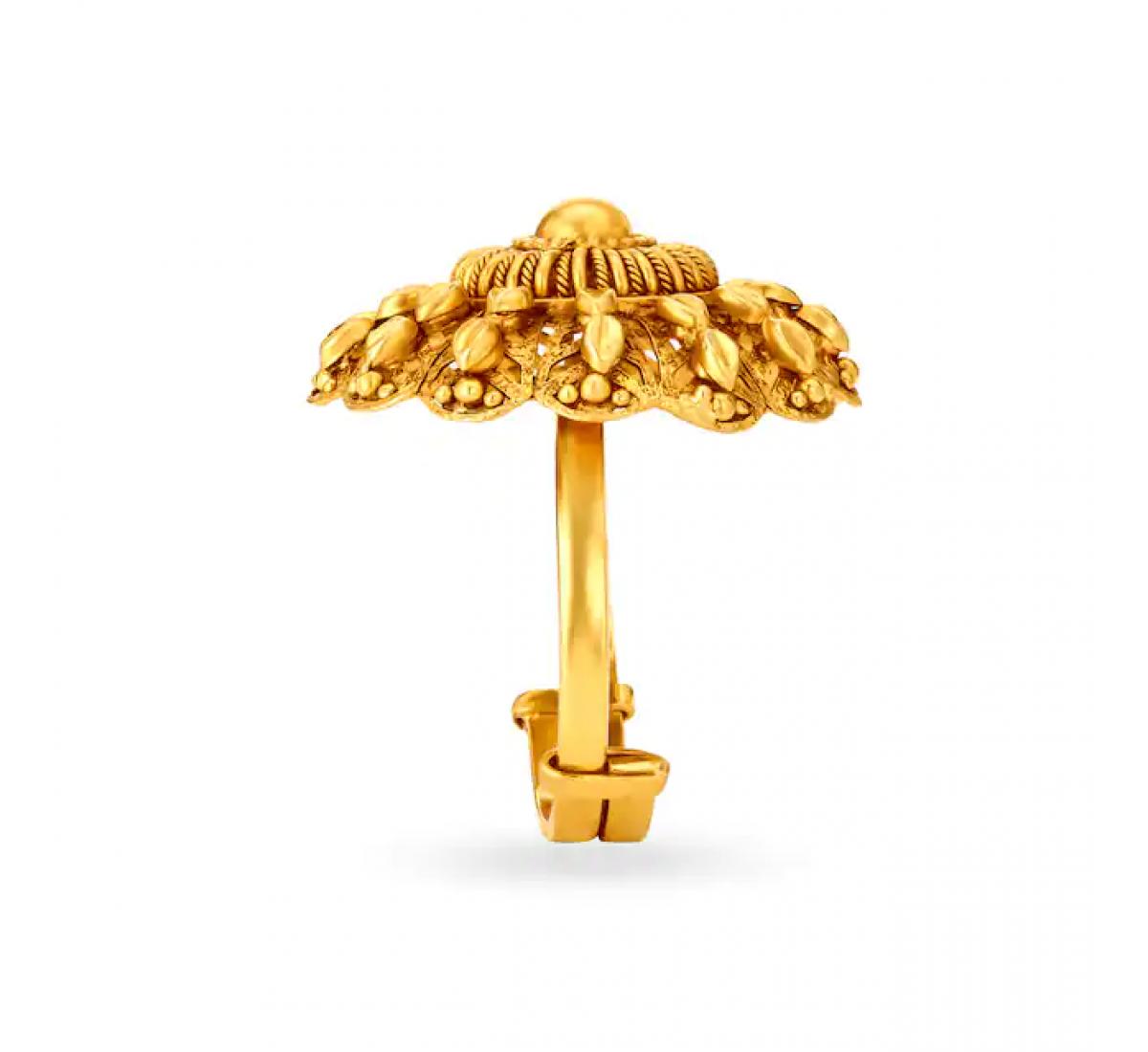 Majestic Gold Floral Ring