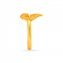 Fancy Heart Filigree Gold Ring