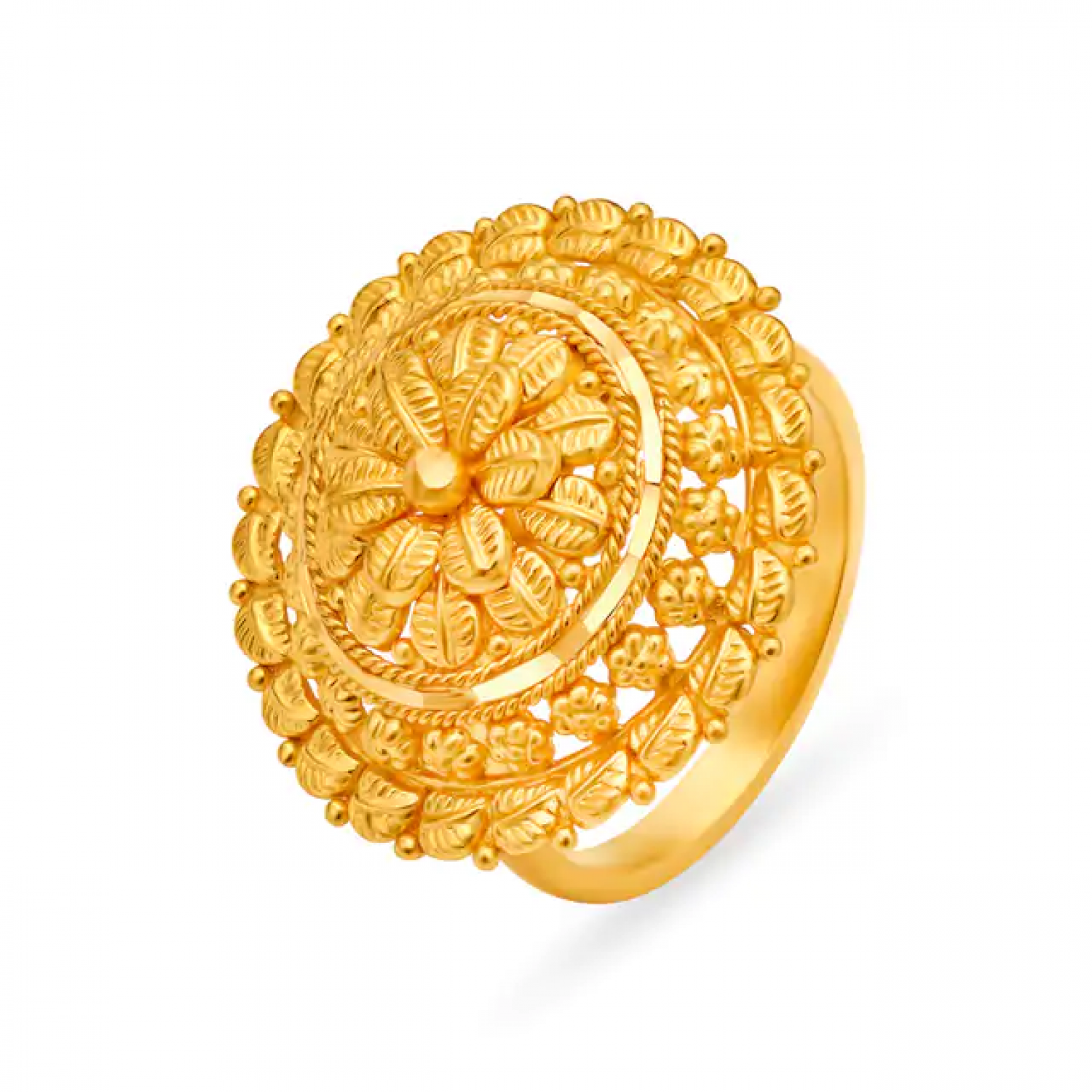 Talon Floral Gold Ring