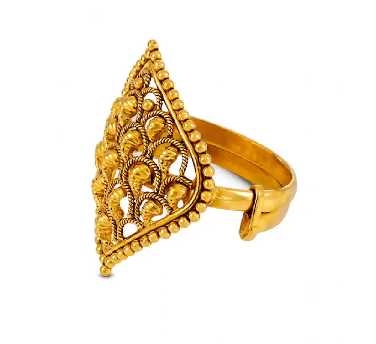 Imperial Leaf Gold Ring