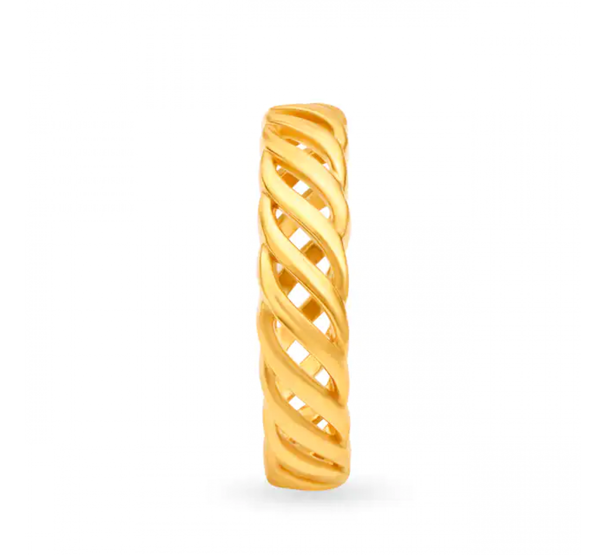 Stylish Elegant Gold Mesh Ring