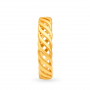 Stylish Elegant Gold Mesh Ring