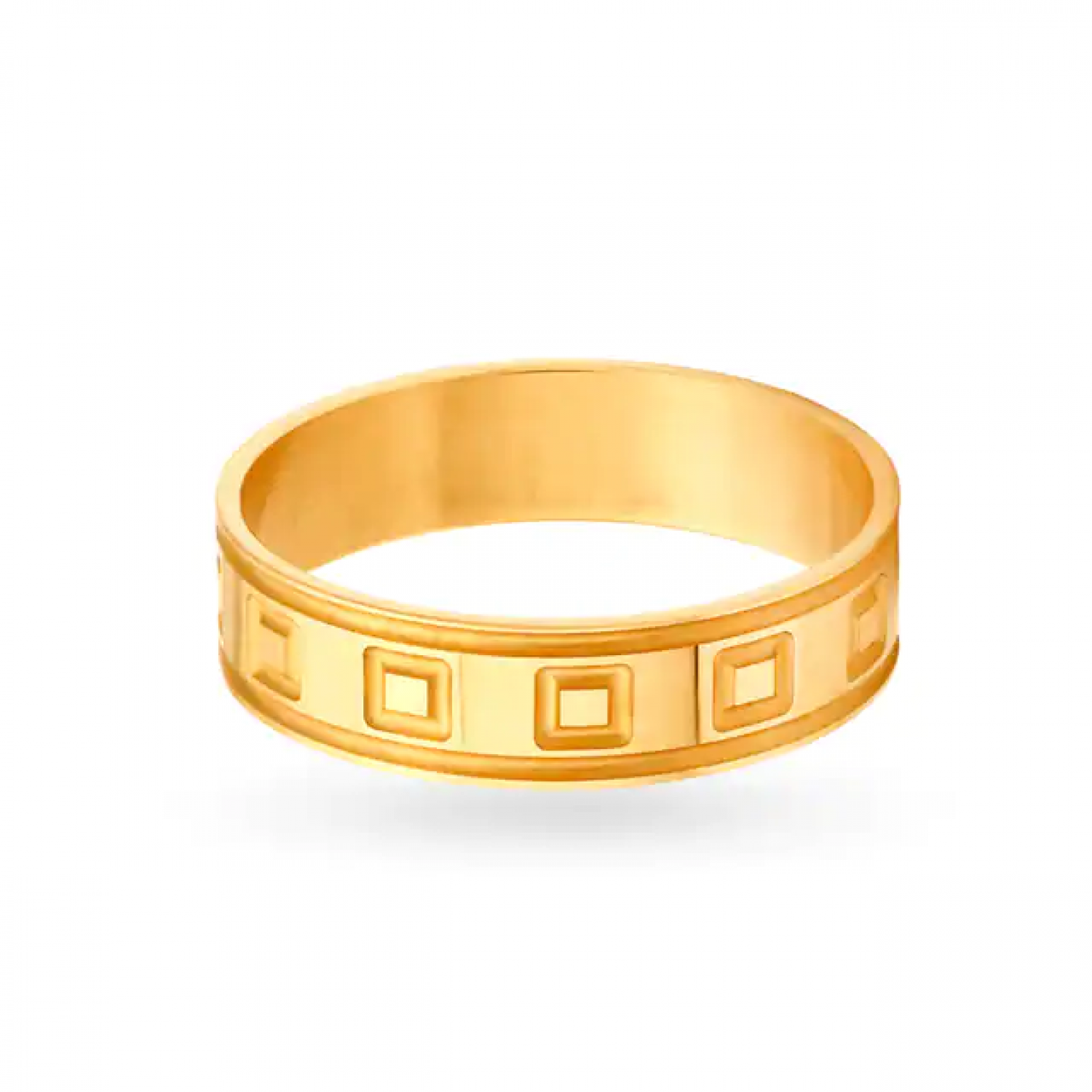 Flynn Gold Geometric Band Ring Flynn Gold Geometric Band Ring