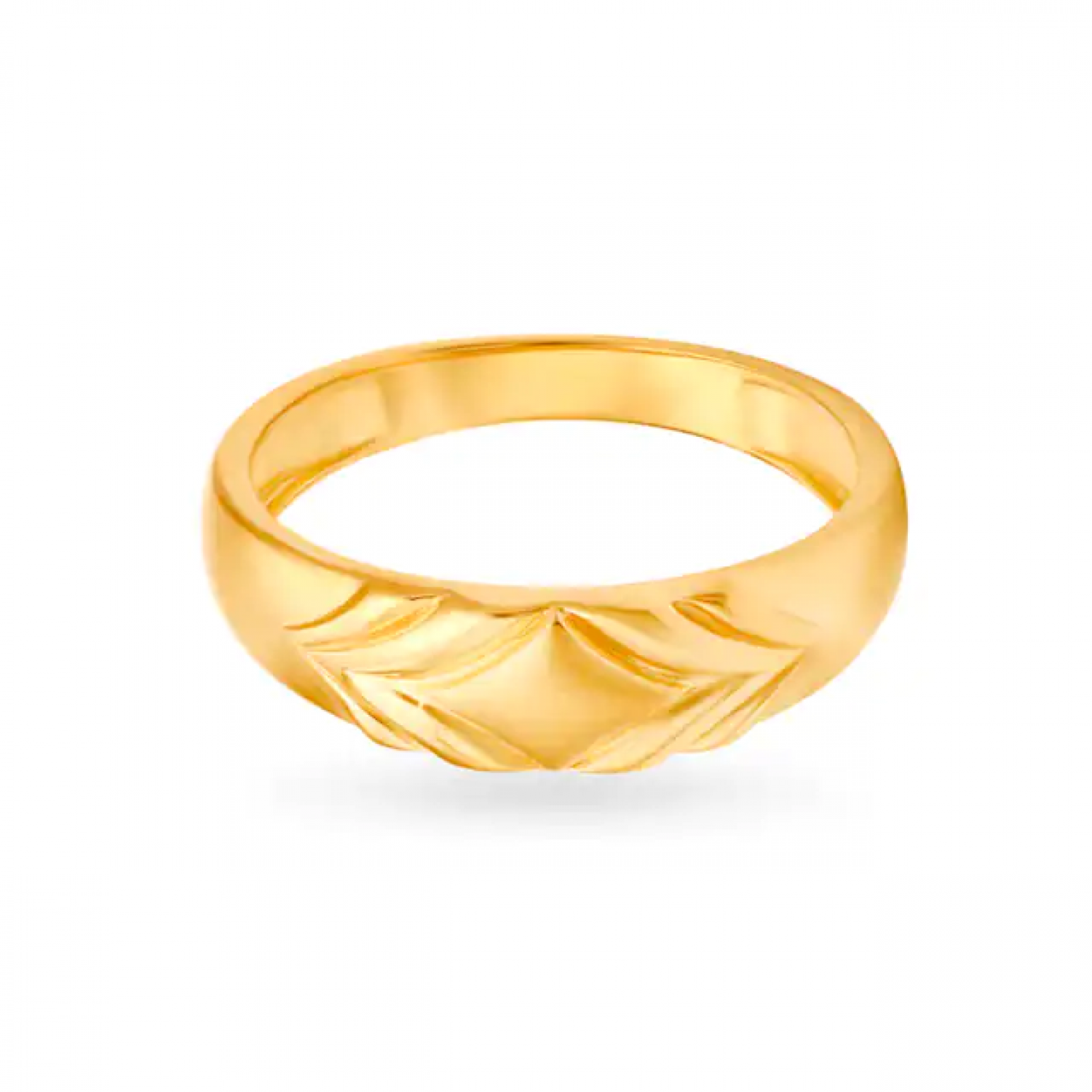 Concentric Patterned Gold Ring Concentric Patterned Gold Ring
