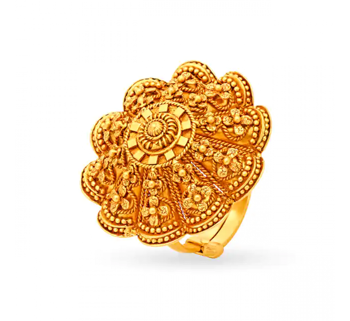 Tamsint Gold Floral Ring
