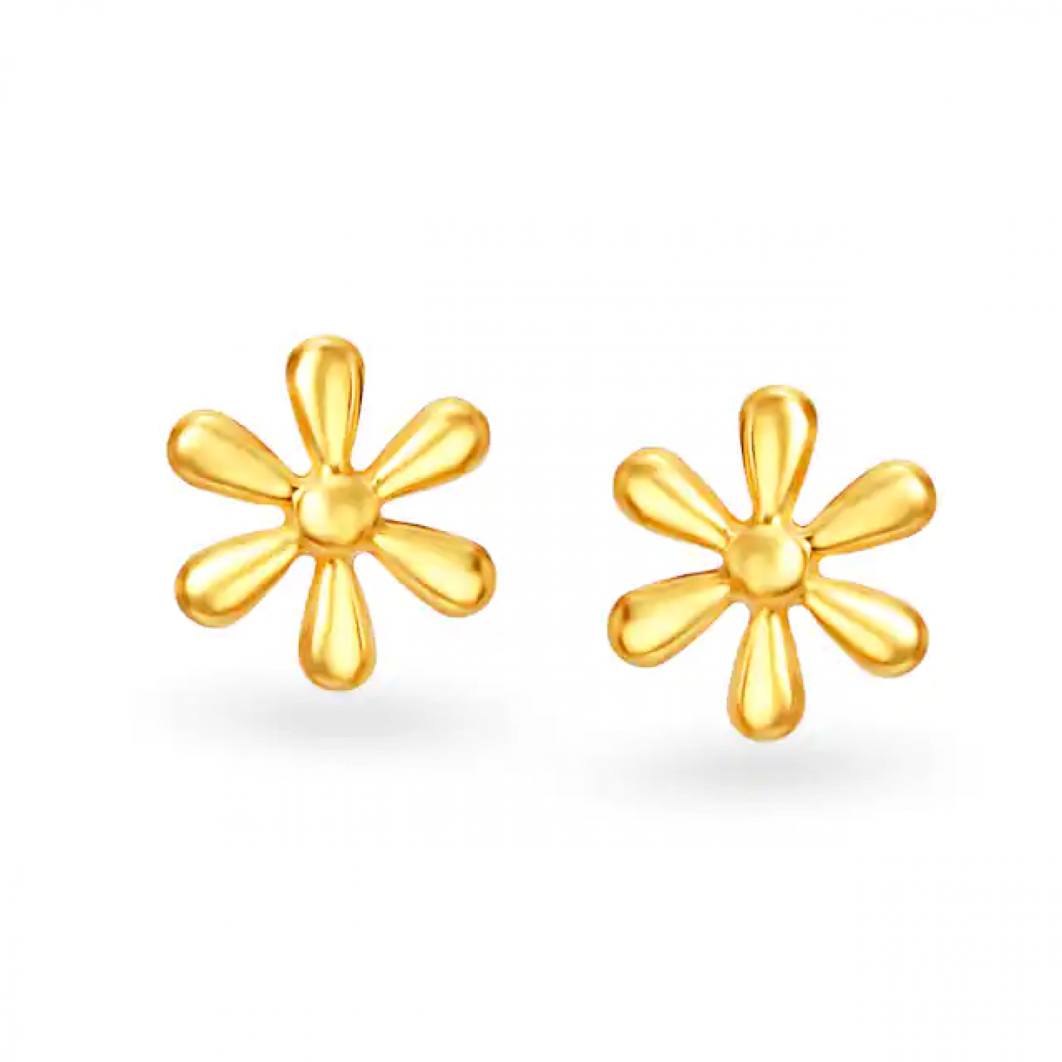 Floral Petite Gold Stud