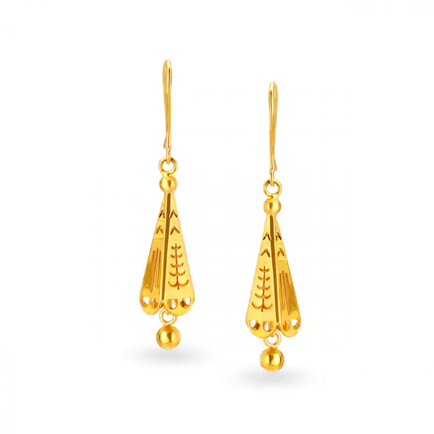 Delightful Hoop Gold Earrings