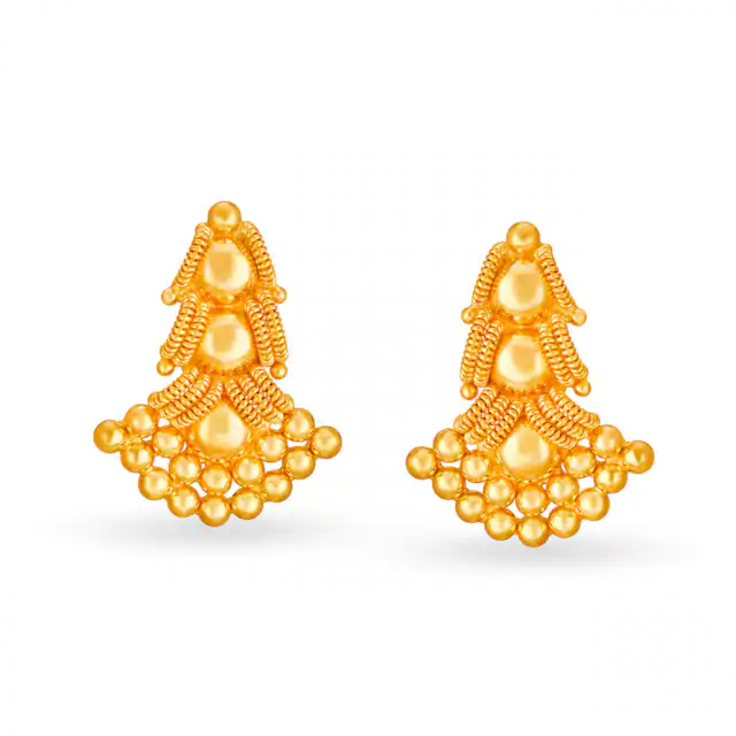 Exquisite Gold Drop Earrings