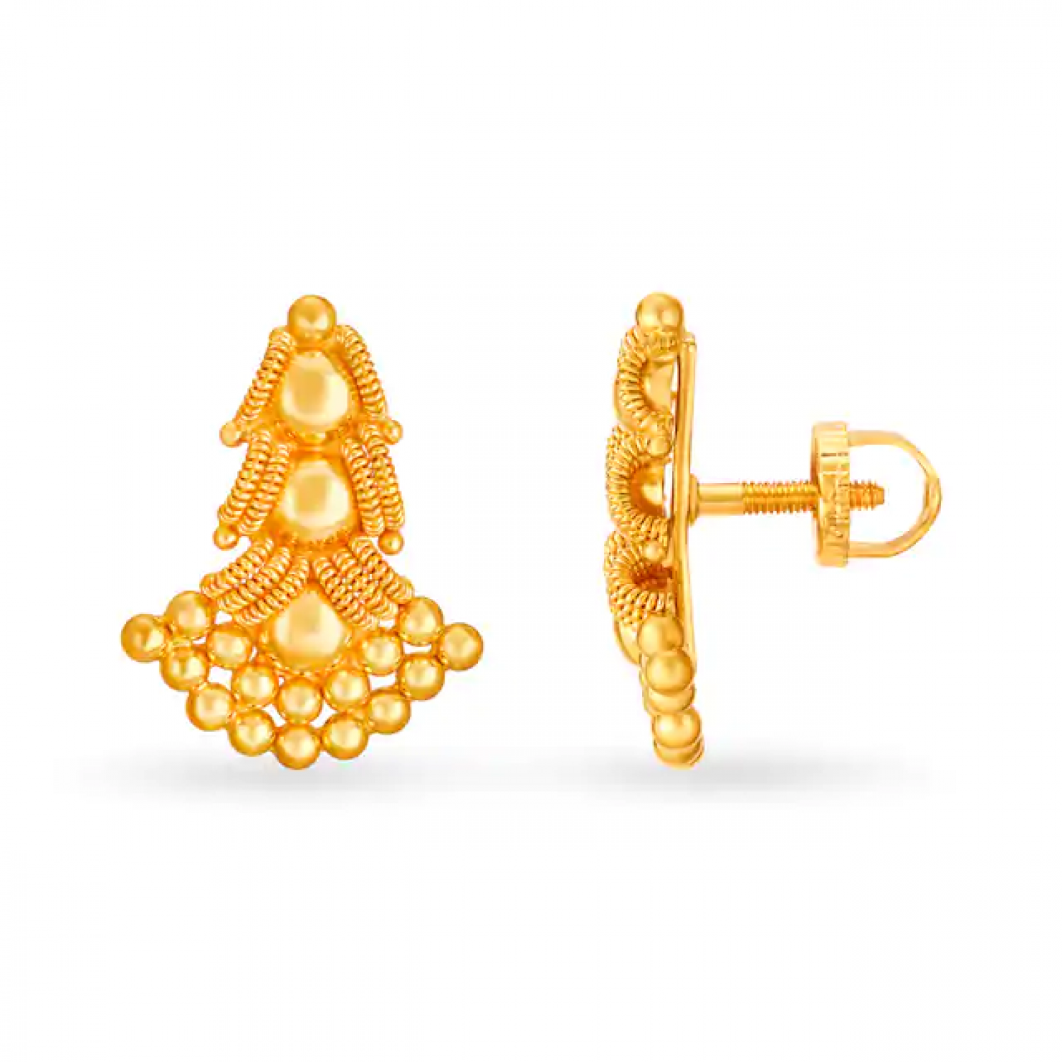 Exquisite Gold Drop Earrings