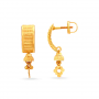 Striking Hoop Gold Earrings