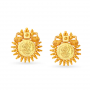Temple Design Gold Stud