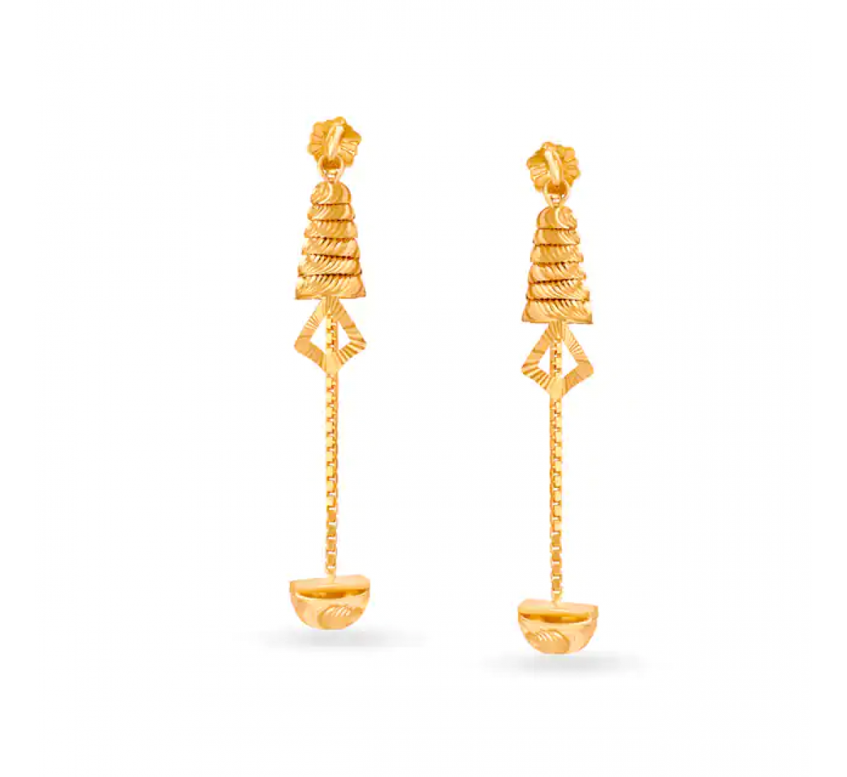 Leona Gold Drop Earrings