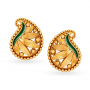 Jaya Beated Fancy Gold Stud