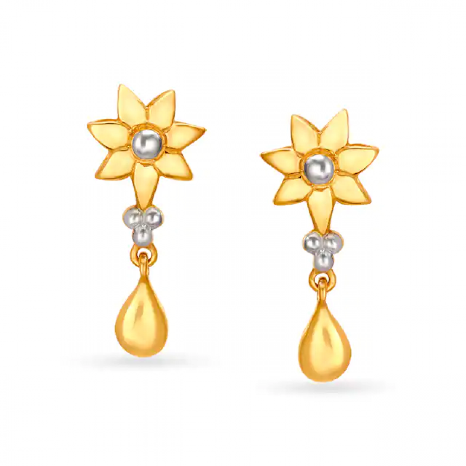 Luken Gold Flower Earrings