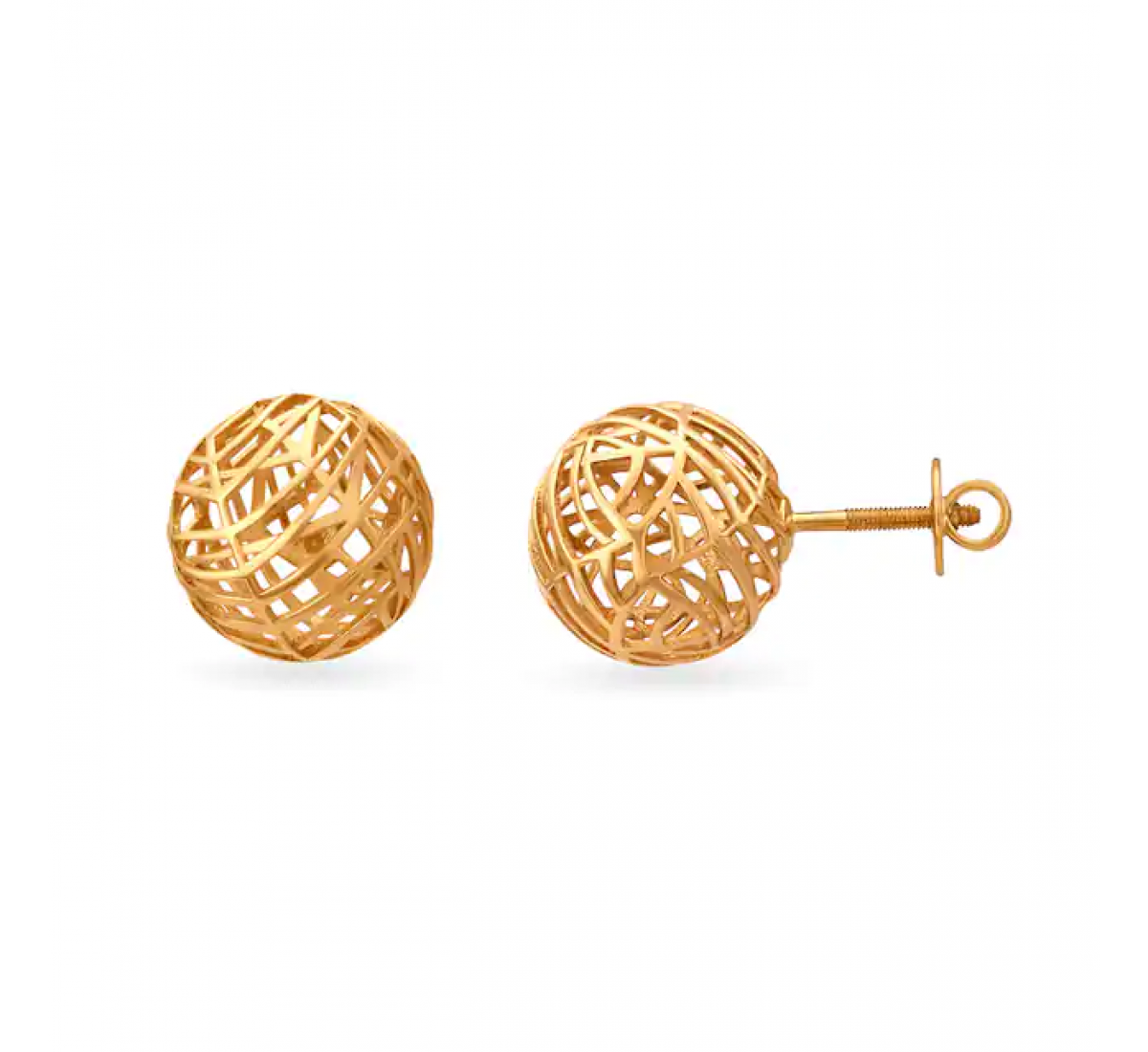 Unforgettable Fancy Gold Stud