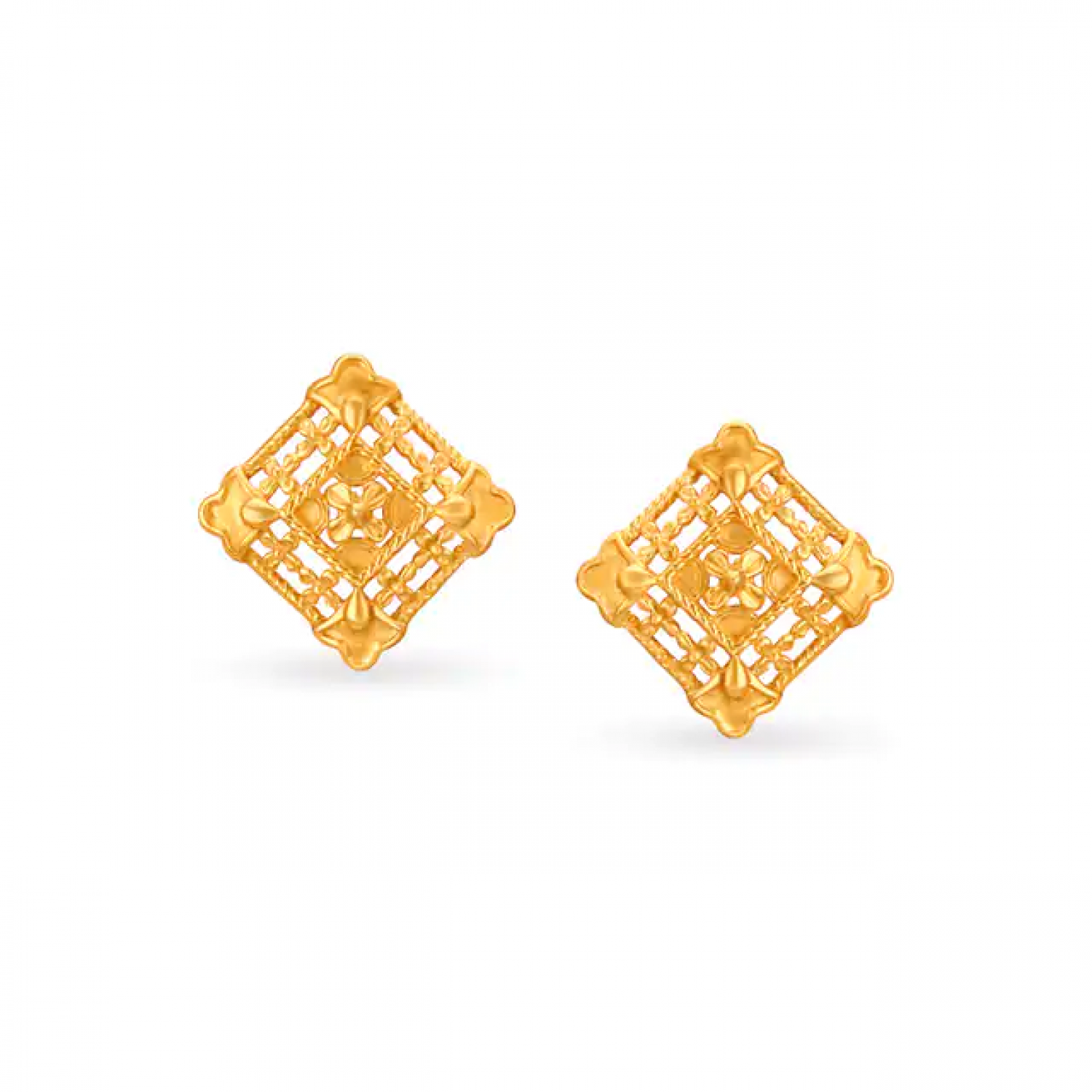 Unique Enchanting Gold Stud