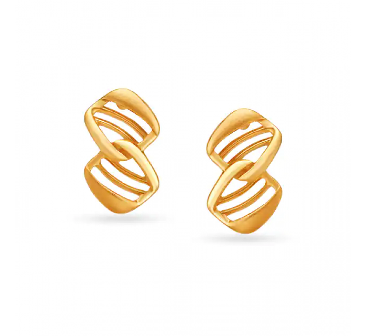 Fancy Motif Gold Stud